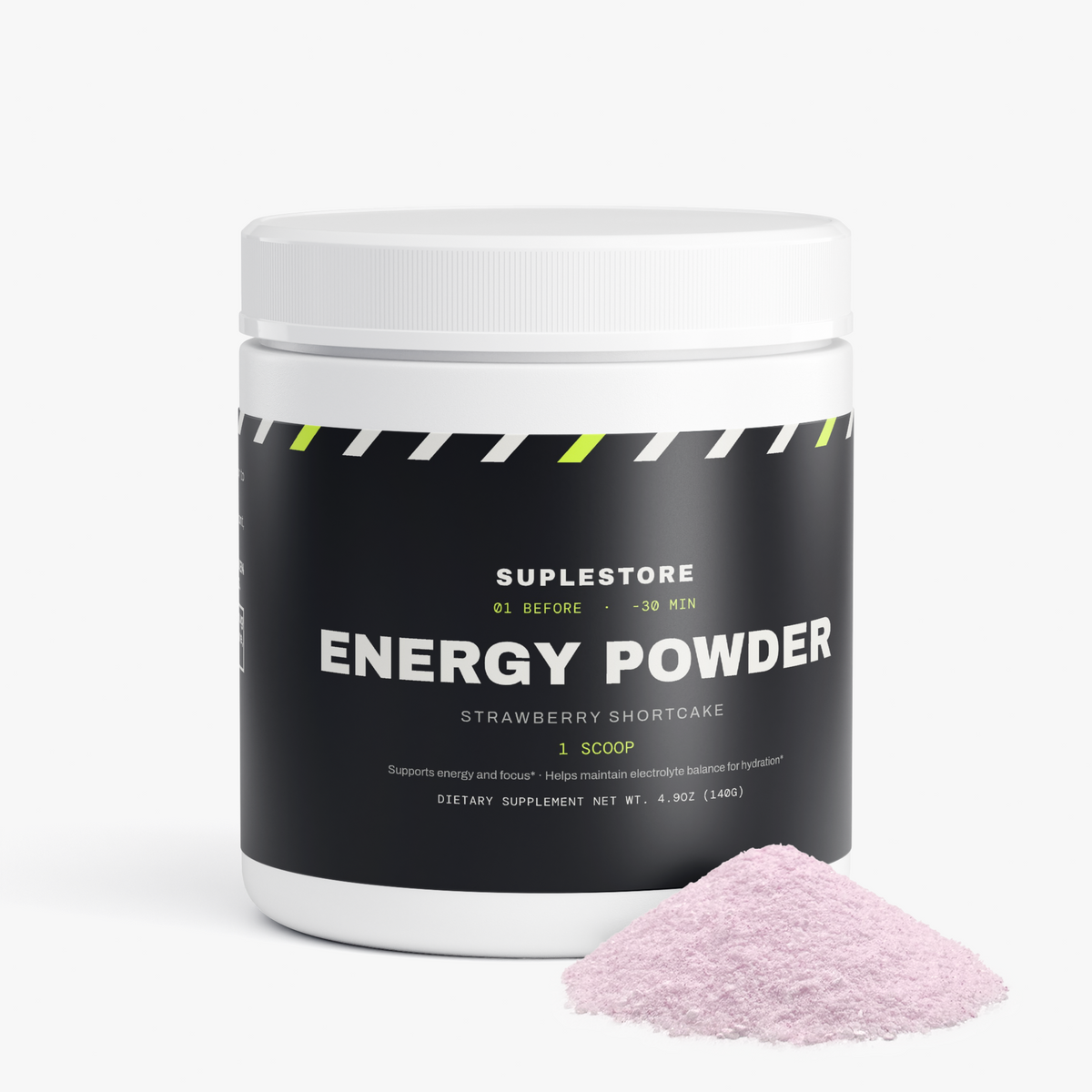 Energy Powder (Strawberry Shortcake)